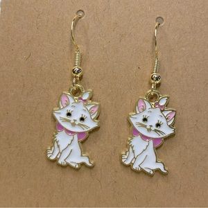 Disney Inspired Aristocats Marie Kitty Earrings NWT